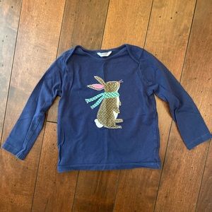 Baby Boden L/S Bunny Tee 2-3yrs